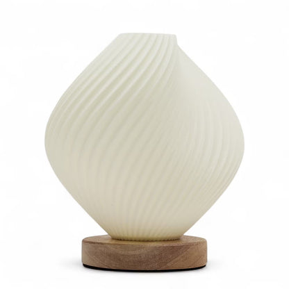 1x New Wave Lamp - USB - 3 settings - Shell Twisted