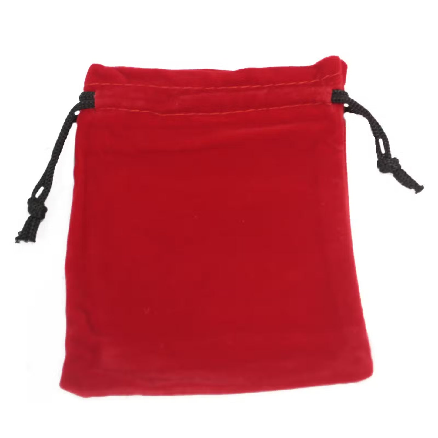 1x Quality Velvet Pouch - Red 10x12cm