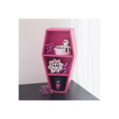Small Hot Pink Coffin Shelf